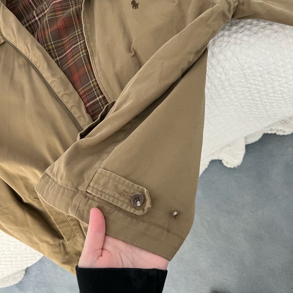 Tan Khaki Ralph Lauren Jacket Size Men’s XL - Picture 8 of 8